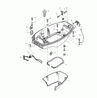 BOTTOM COWLING  - 2 Strock for T40G